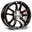 TWIN 17X7.5 5-100 42P C73.1 BLACK MCH