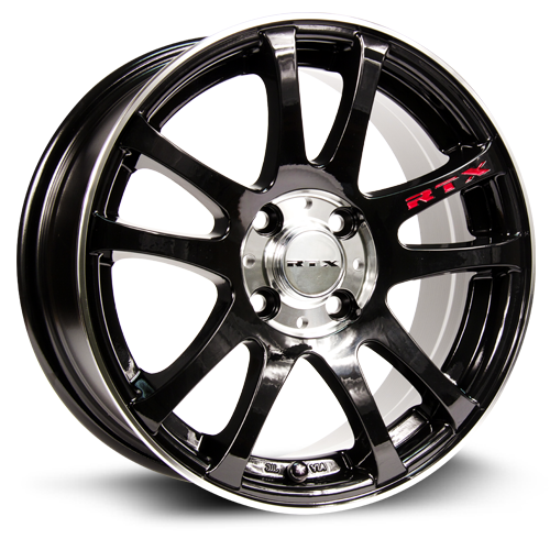 TWIN 17X7.5 5-100 42P C73.1 BLACK MCH