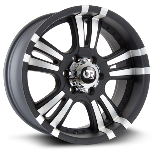 RTX Offroad 081412 - Roar II 17x9 6x135 ET25 CB87 Black Machined