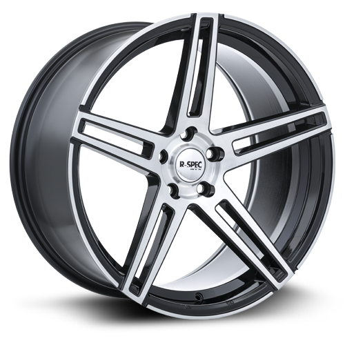 MYSTIQUE 20X8.5 5-120 38P C74.1 BLACK - BRUSHED FACE