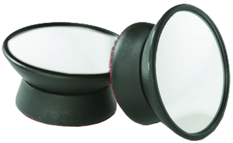 Camco 25593 Blind Spot Mirrors  - 1.75in Round 360 Degree 2/pack Bilingual