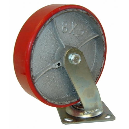 SWIVEL POLYURETHANE CASTERS 6"