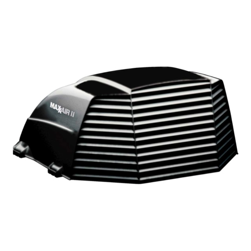 RV VENT COVER BLACK