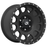 BAJA 17X9 6-139.7 0P C106.1 SATIN BLACK - MILLED RIVETS