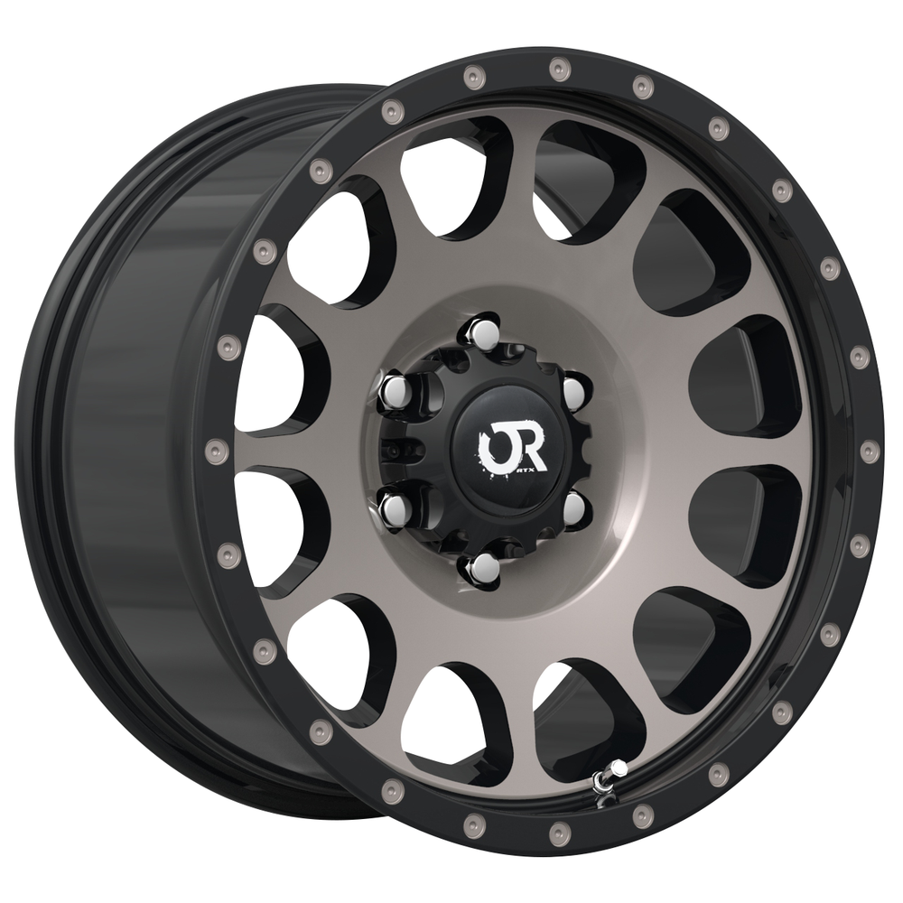 RTX Offroad 082687 - Baja 17x9 5x127 ET-18 CB71.5 Bronze with Black Lip