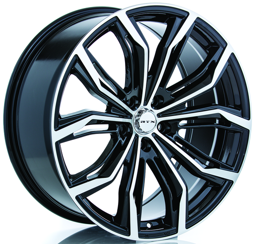 RTX 082432 - Black Widow 20x9 5x120 ET35 CB74.1 Black Machined