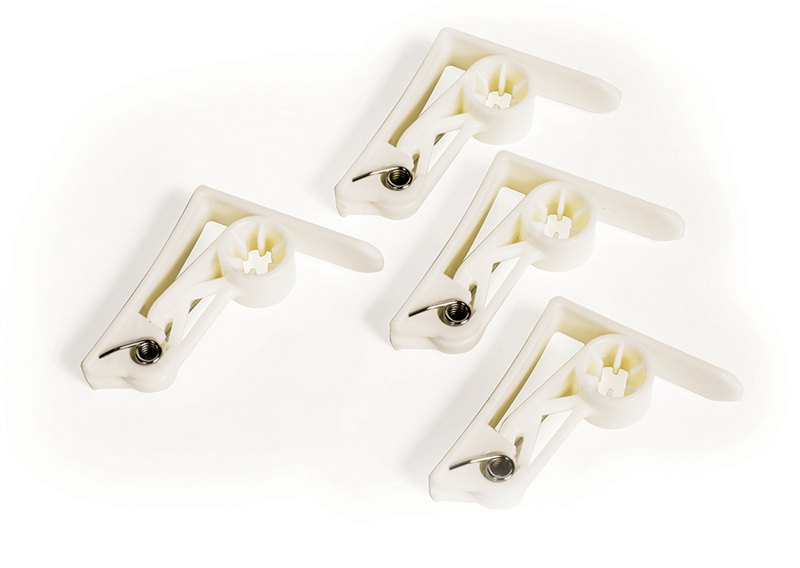 Camco 51077 Deluxe Tablecloth Clamps - 4 pack  Bilingual