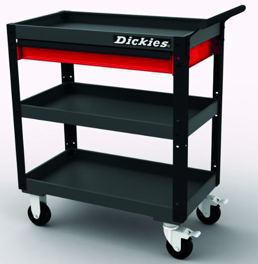 Dickies 28in with 1 Drawer and 3 Tray Service Cart