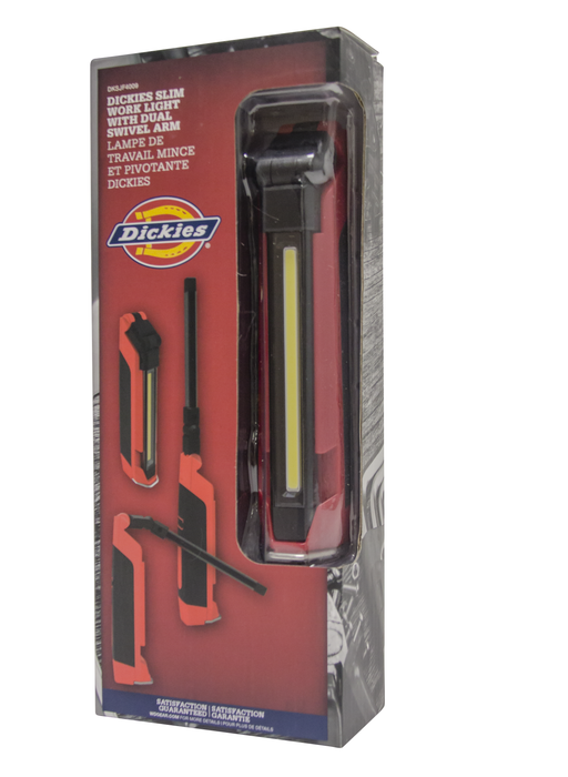 DICKIES SLIM WORK LIGHT WITH DUAL SWIVEL ARM