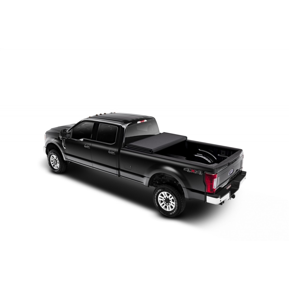 Extang 83486 - Solid Fold 2.0 Hard Tri-Fold Tonneau Cover Ford Super Duty 6.75' 17-19