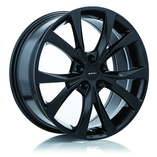 FLINT 18X8 5-108 42P C63.4 SATIN BLACK