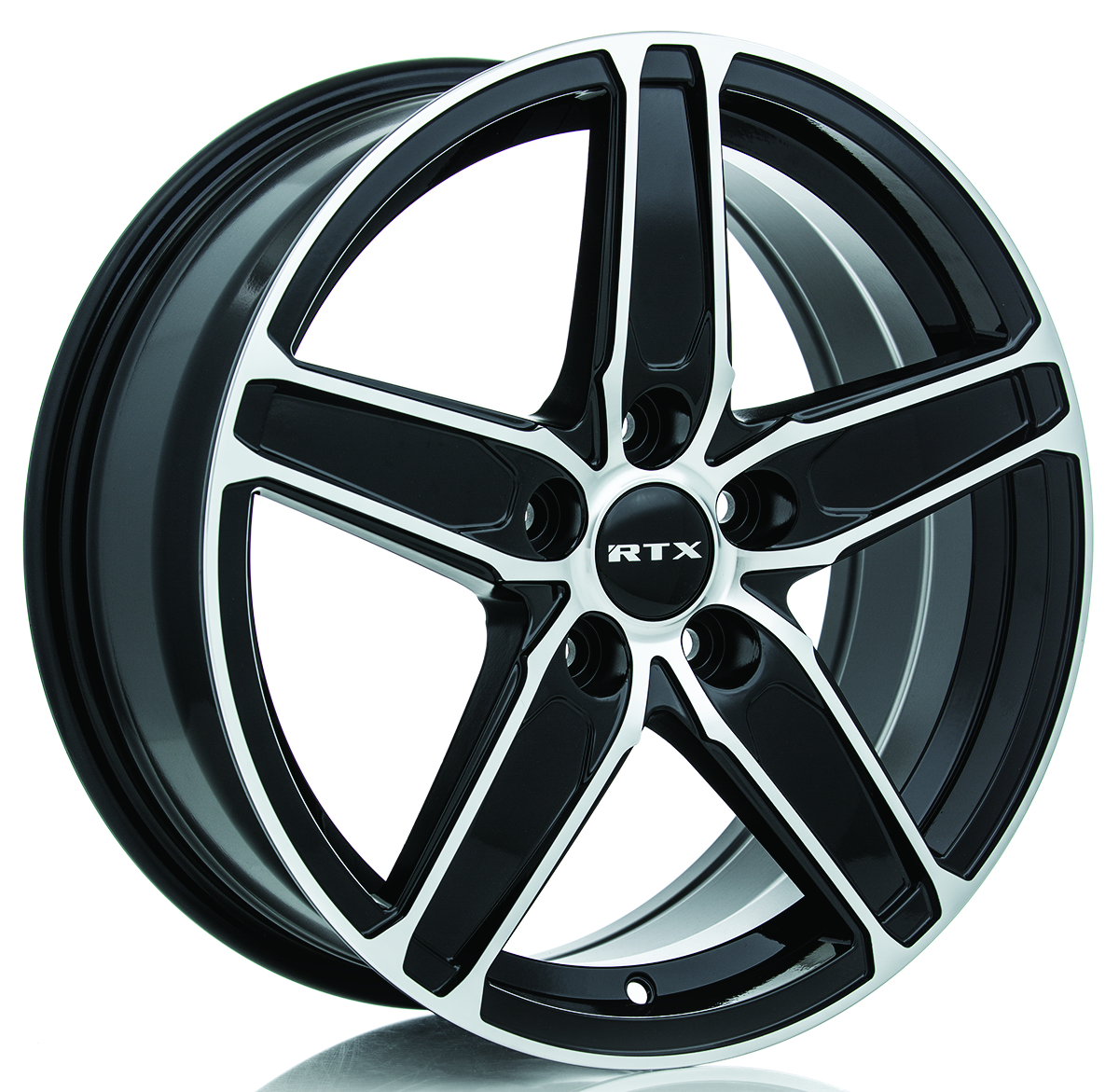 RTX 082327 - Frost 16x6.5 5x112 ET42 CB57.1 Black Machined
