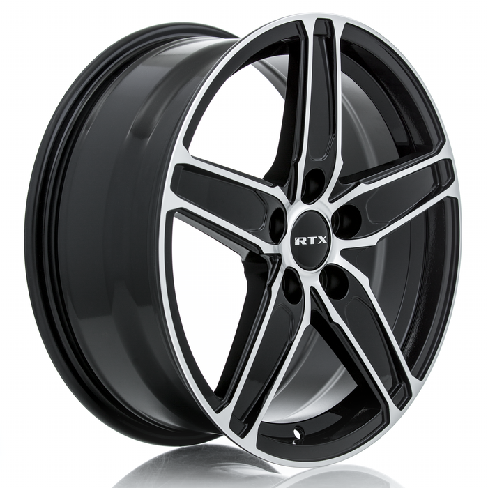 RTX 082327 - Frost 16x6.5 5x112 ET42 CB57.1 Black Machined