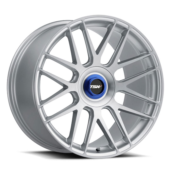 TSW 2090HKT355112S66 - Hockenheim-T 20x9 5x112 ET35 CB66.6 Silver with Brushed Silver Face