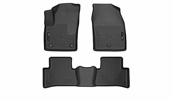 Husky Liners 13321 - WeatherBeater 1st Row Black Floor Liners Ford Super Duty 17-19