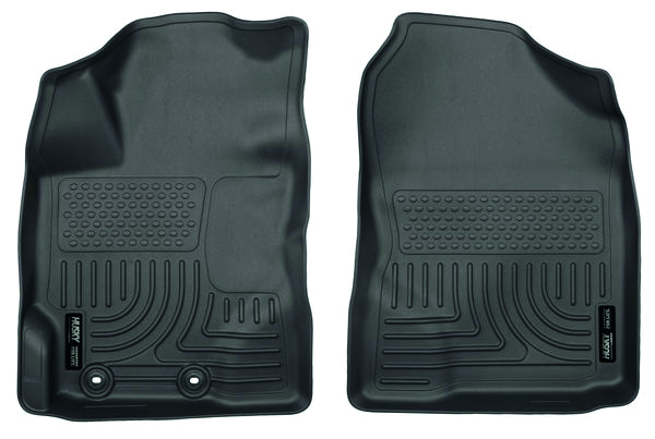 Husky Liners 13501 - WeatherBeater 1st Row Black Floor Liners Toyota Yaris 12-18