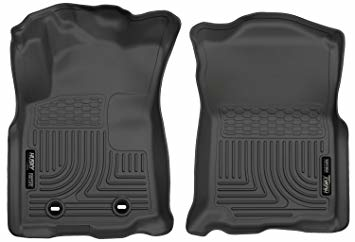 Husky Liners 13961 - WeatherBeater 1st Row Black Floor Liners Toyota Tacoma 16-18