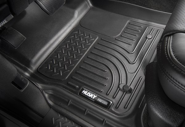 Husky Liners 14361 - WeatherBeater 2nd Row Black Floor Liners Ford Expedition 07-17