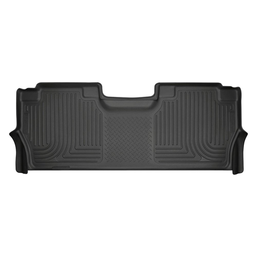 Husky Liners 14401 - WeatherBeater 2nd Row Black Floor Liners Ford Super Duty 17-19