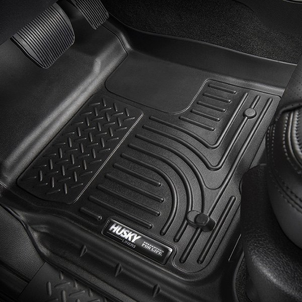 Husky Liners 18111 - WeatherBeater 1st Row Black Floor Liners Chevy Colorado/Canyon 15-19