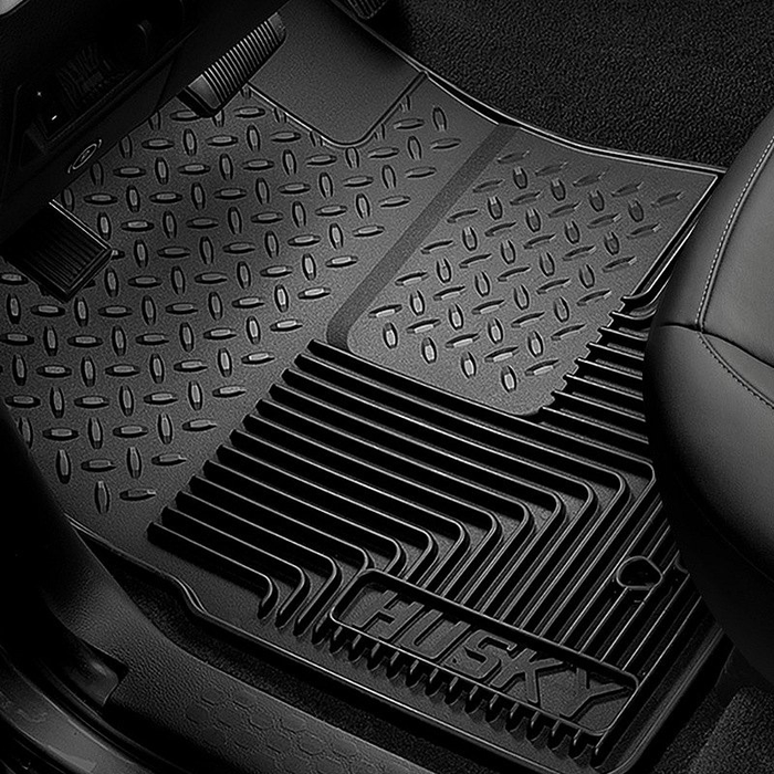 Husky Liners 51031 - Heavy Duty 1st Row Black Floor Mats Chevy Silverado/Sierra 3500 01-07