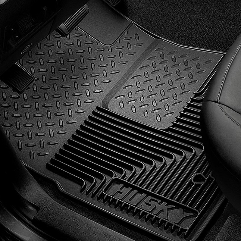 Husky Liners 51031 - Heavy Duty 1st Row Black Floor Mats Chevy Silverado/Sierra 3500 01-07