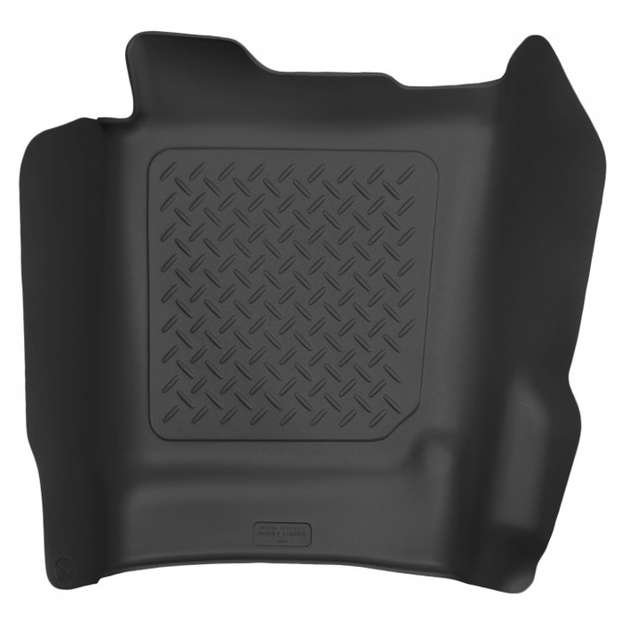 Husky Liners 53151 - X-Act Contour Center Hump Area Black Floor Liner Chevy Silverado/Sierra 14-19