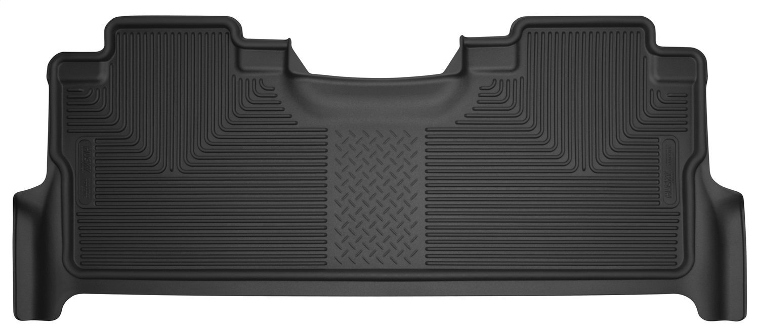 Husky Liners 53381 - X-Act Contour 2nd Row Full Coverage Black Floor Liner Ford F-250/450 CrewCab 18-19