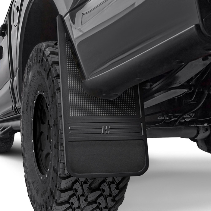 Husky Liners 55100 - MudDog 12" Universal Rear, Black Mud Flaps 19-20