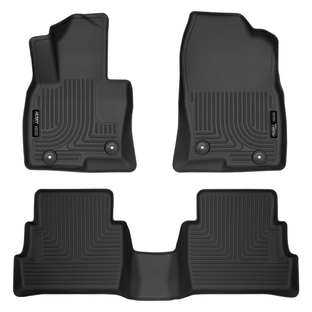 Husky Liners 95641 - WeatherBeater 1st & 2nd Row Black Floor Liner Set Mazda CX-5 17-19