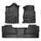 Husky Liners 98231 - WeatherBeater 1st & 2nd Row Footwell Coverage Black Floor Liner Set Chevy Silverado/Sierra CrewCab 1500 14-18