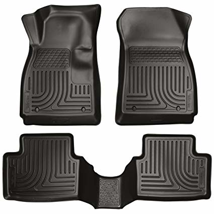 Husky Liners 98271 - WeatherBeater 1st & 2nd Row Black Floor Liner Set Buick Encore 13-19