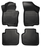 Husky Liners 98681 - WeatherBeater 1st & 2nd Row Black Floor Liner Set Volkswagen Passat 12-19