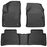 Husky Liners 98991 - WeatherBeater 1st & 2nd Row Footwell Coverage Black Floor Liner Set Toyota Prius 16-19