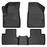 Husky Liners 99031 - WeatherBeater 1st & 2nd Row Black Floor Liner Set Jeep Cherokee 14-15