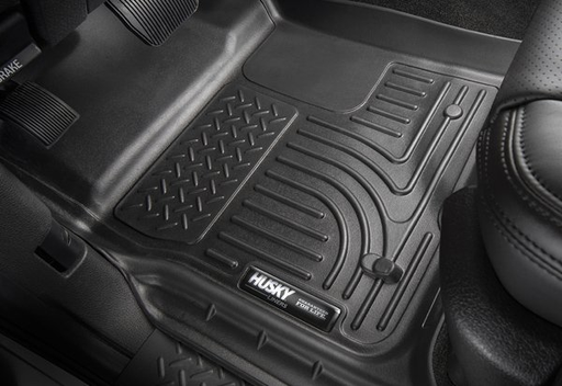 Husky Liners 99881 - WeatherBeater 1st & 2nd Row Black Floor Liner Set Subaru Forester 14-18