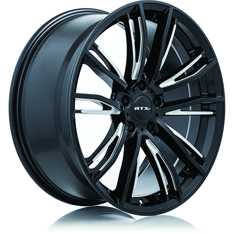 KLEVE 18X8 5-120 35P C72.6 BLACK MILLED