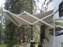 AWNING TRAVEL'R,1/2 BACK,ADJUSTABLE WHITE