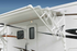 AWNING TRAVEL'R,1/2 BACK,ADJUSTABLE WHITE