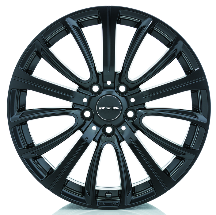 The NETWORK wheel design comes with many spokes that illustrate the convergence of a network with tact. Two thin spokes converge in a V shape between each of the five main spokes in the Bavarian style. This wheel design is offer in a satin black finish.