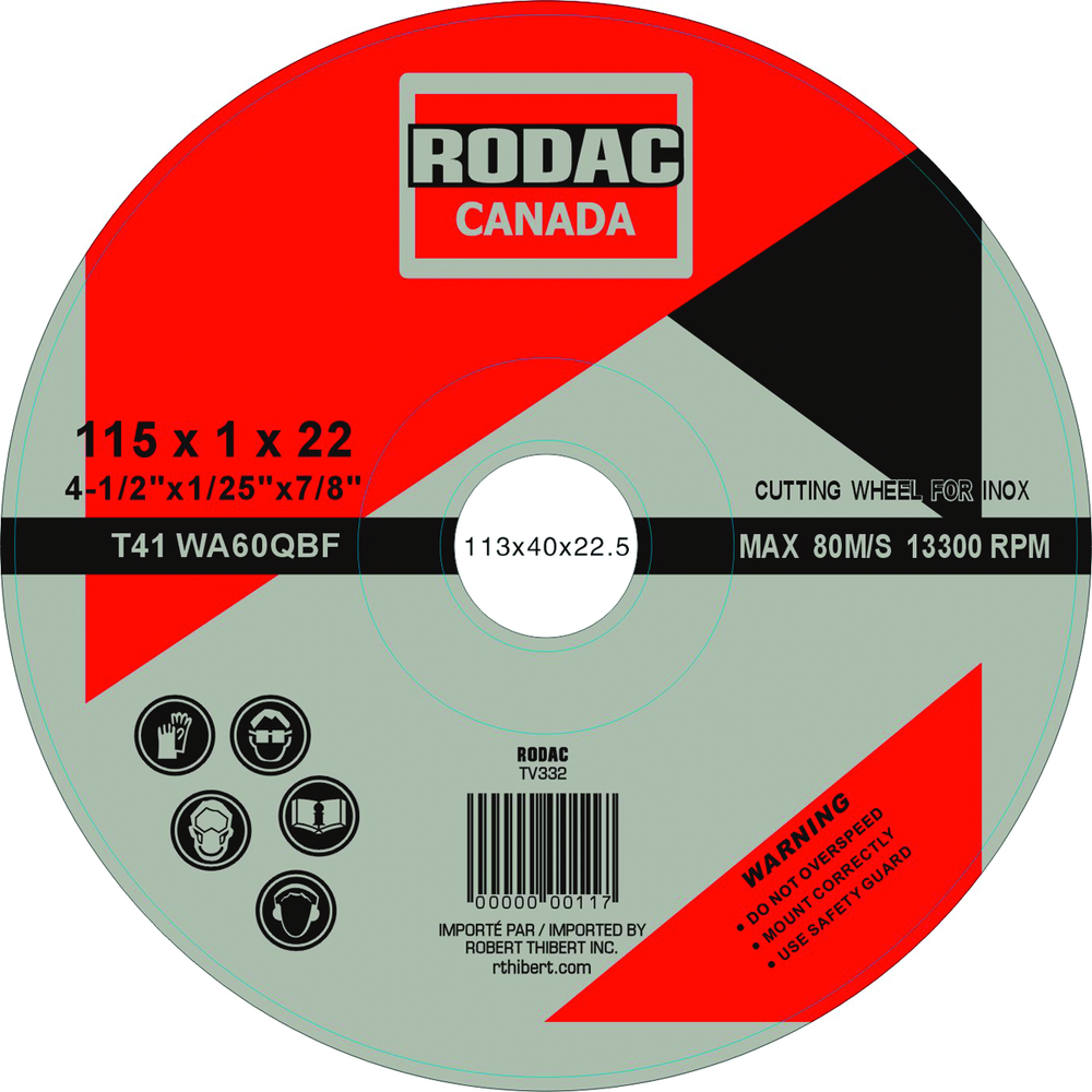 DISC TYPE 1 3"X1/32"X3/8"