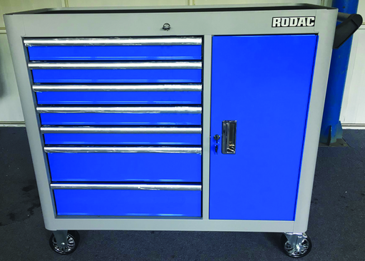 44"7 DRAWER 1DR.ROLLER CAB