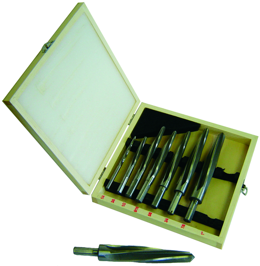 8PC REAMER SET 1/4" ' 1"