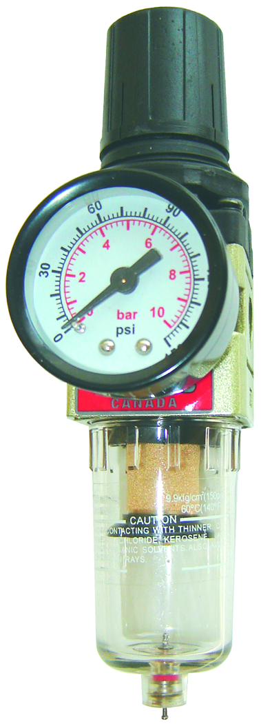 1/4" AIR FILTER WITH REGULATOR