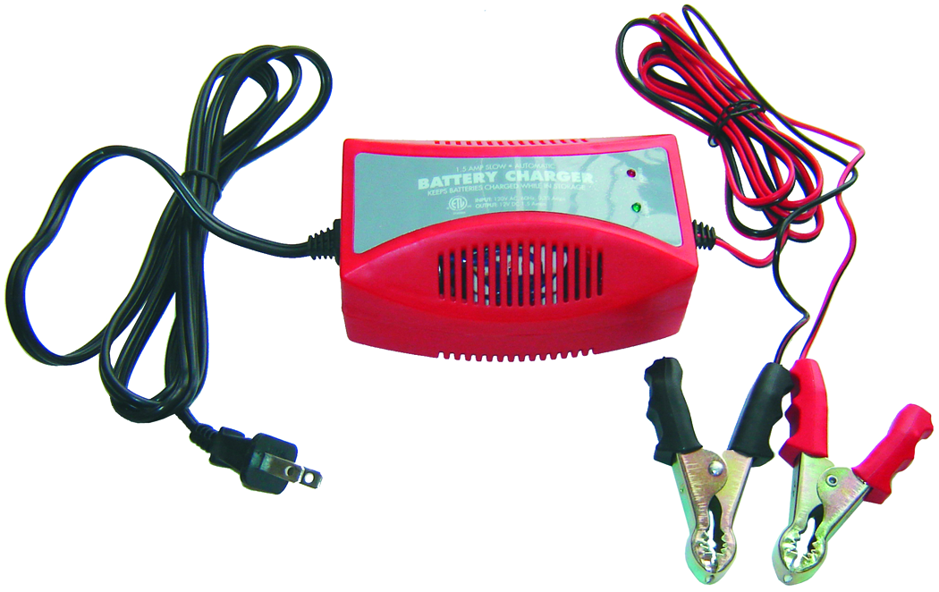 1.5AMP BATTERY CHARGER 12V.