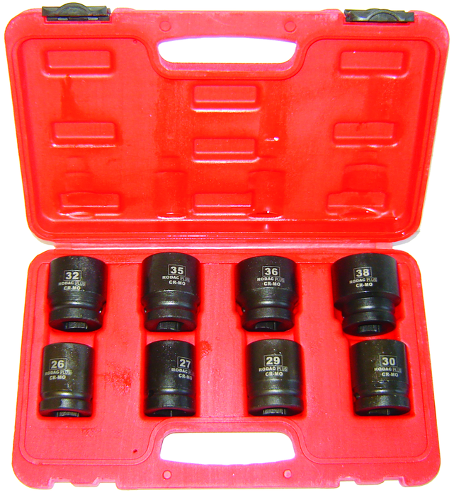 9PC 3/4"DR IMPACT.SCKT 21-38MM