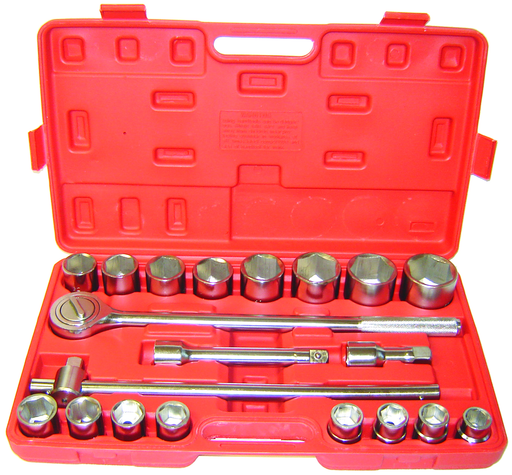 20 PCS MET 3/4"DR SKT SET