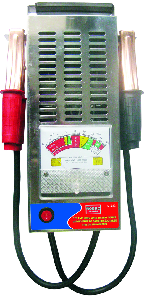 12V. BATTERY TESTER 125 AMP.