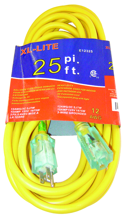 Rodac E12325 - Extention Cord 12G X 25'