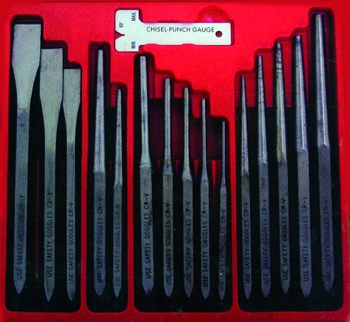 16PC PUNCH & CHISEL SET